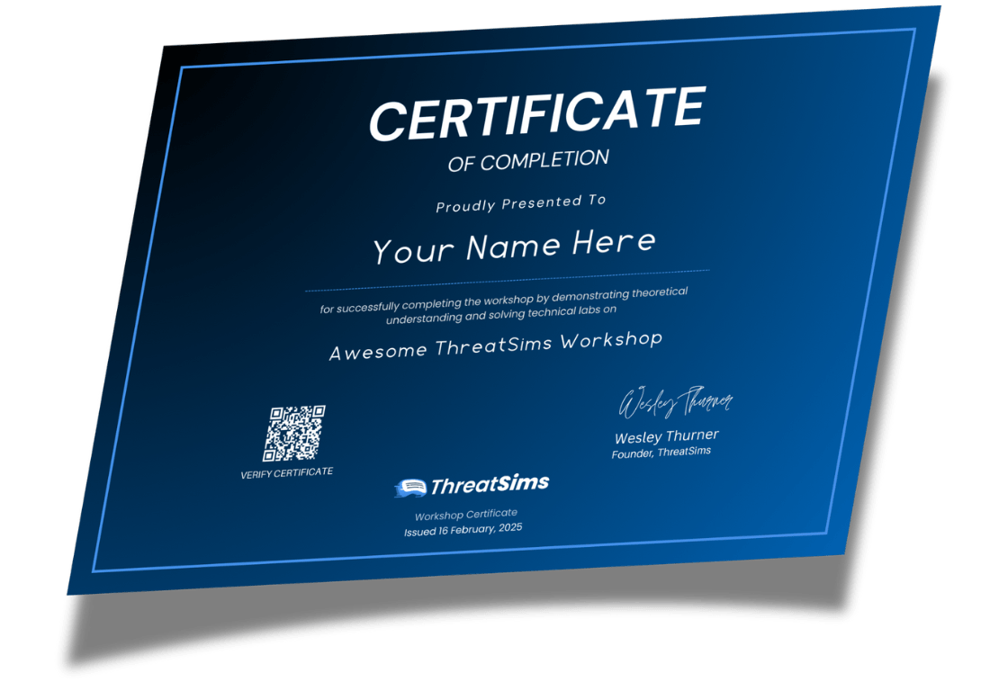 Certificate of Completion