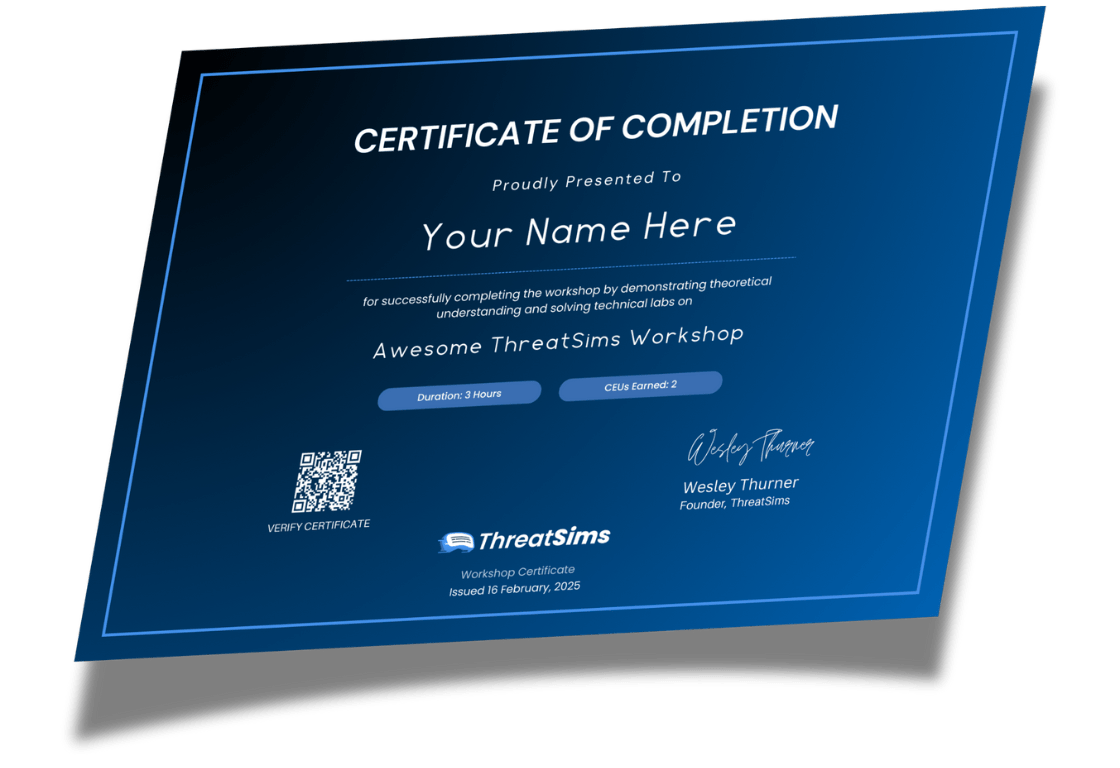 Certificate with CEU